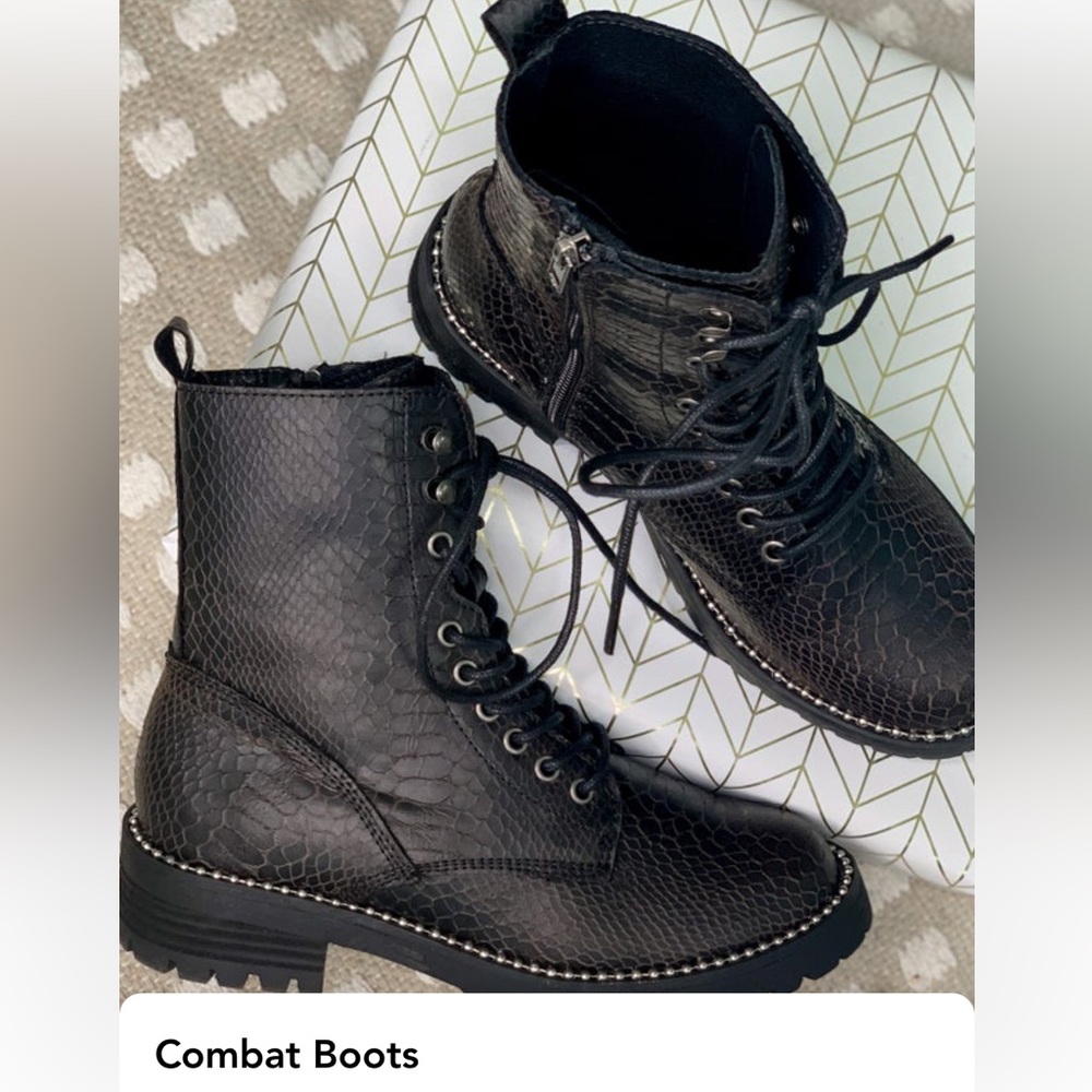 Local boutique combat boots size 6